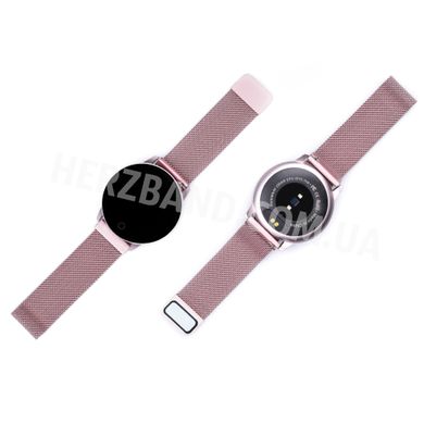 Часы с тонометром Herzband X Milano Steel Pink